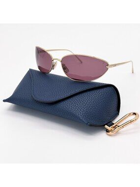 NEW LOEWE SUNGLASSES LW40164U 32U GOLD/RED UNISEX EYEWEAR